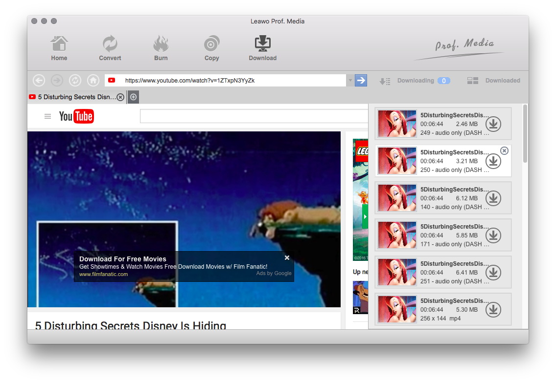 youtube download videos for mac